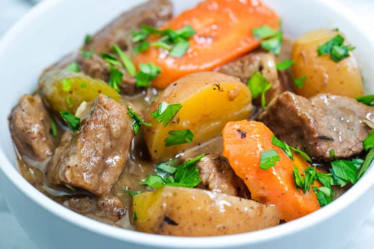 A comforting bowl of Beef Stew.