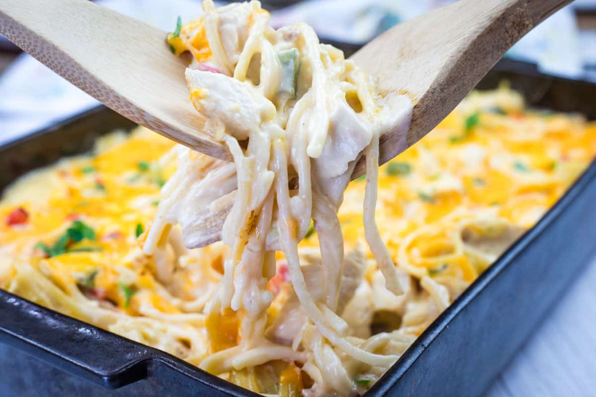 how to make chicken spaghetti on the stove